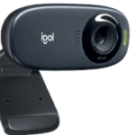 A loanable webcam owned by the library